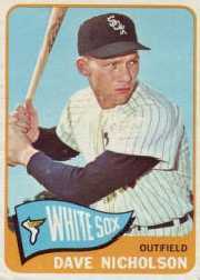 1965 Topps Baseball Cards      183     Dave Nicholson